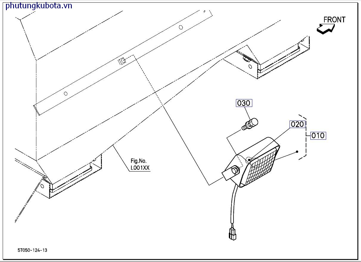 Đèn tác nghiệp ( phễu nạp liệu)